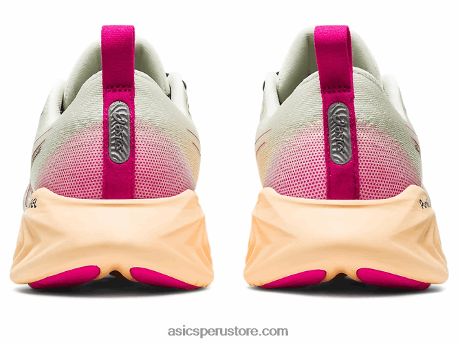 RPVB2135 susurro verde/rosa rave Asics cúmulo de gel 25