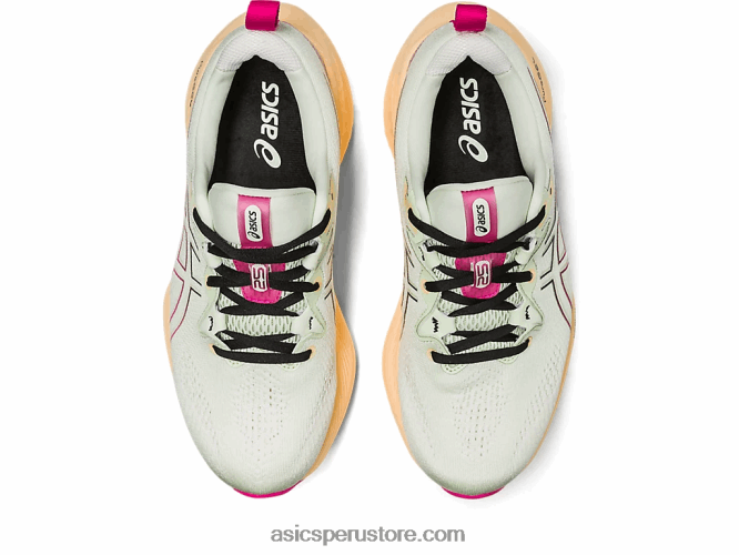 RPVB2135 susurro verde/rosa rave Asics cúmulo de gel 25