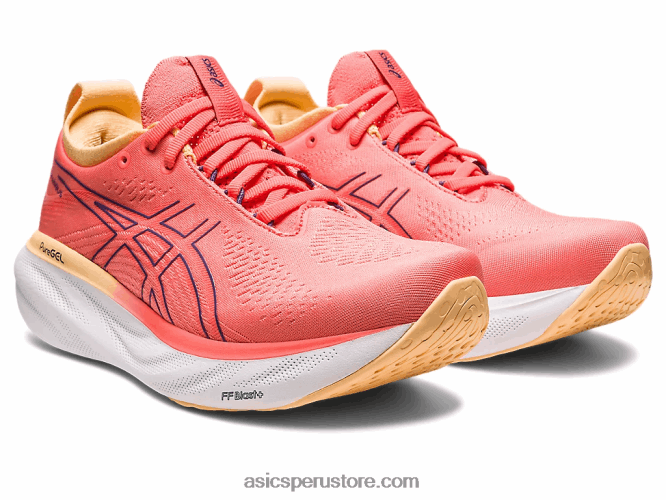 RPVB2149 papaya/púrpura polvoriento Asics gel-nimbus 25