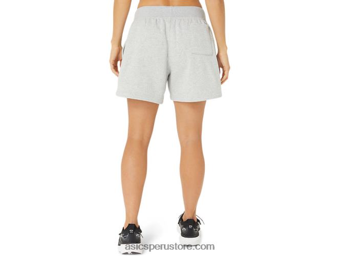 RPVB2151 brezo gris claro Asics short mujer sunday sana polar