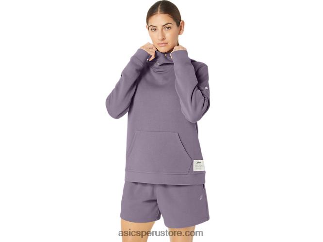 RPVB2156 cuarzo violeta Asics sudadera con capucha de polar Sunday sana para mujer