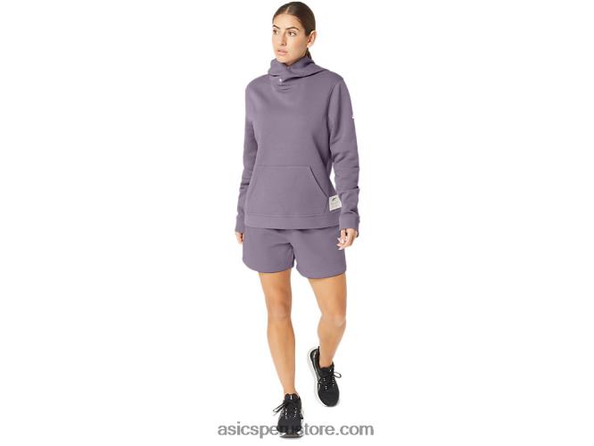 RPVB2156 cuarzo violeta Asics sudadera con capucha de polar Sunday sana para mujer
