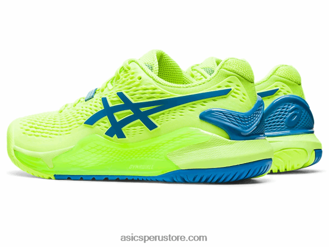 RPVB2170 verde peligro/azul renacido Asics resolución de gel 9