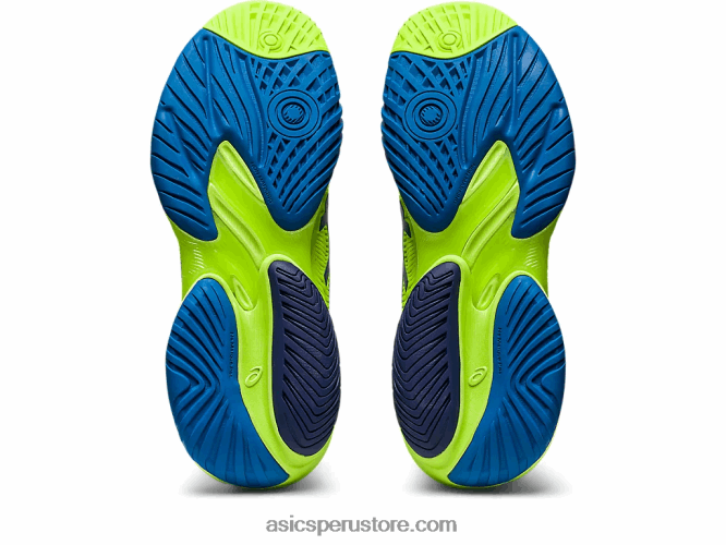 RPVB2177 verde peligro/azul renacido Asics corte ff 3