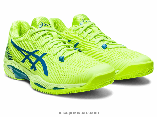 RPVB2179 verde peligro/azul renacido Asics solución velocidad ff 2 arcilla