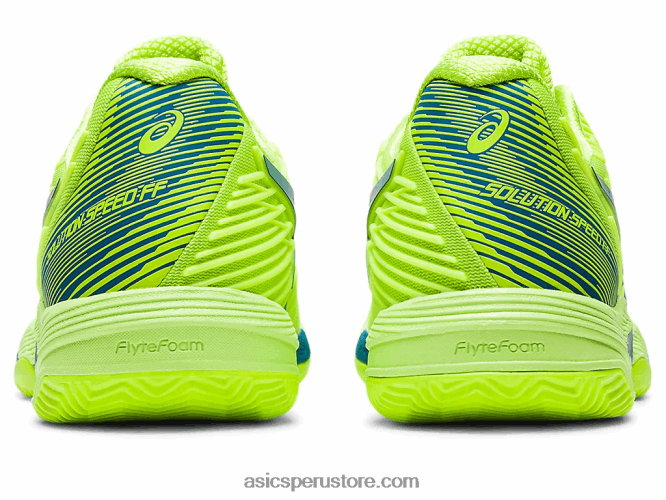 RPVB2179 verde peligro/azul renacido Asics solución velocidad ff 2 arcilla