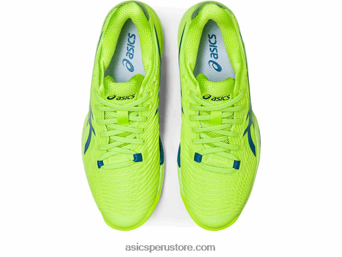 RPVB2179 verde peligro/azul renacido Asics solución velocidad ff 2 arcilla