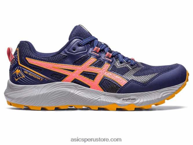RPVB2215 azul índigo/papaya Asics gel-sonoma 7