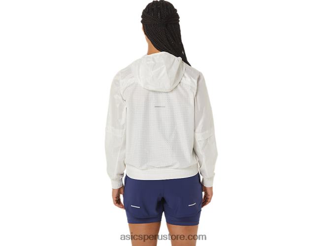 RPVB2243 crema Asics chaqueta de running nagino mujer