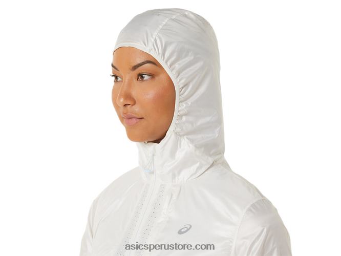 RPVB2243 crema Asics chaqueta de running nagino mujer