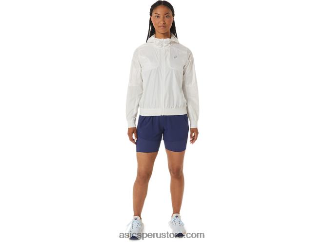 RPVB2243 crema Asics chaqueta de running nagino mujer