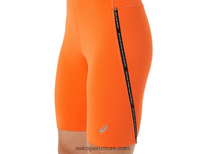 RPVB2253 naranja nueva Asics mallas mujer race sprinter