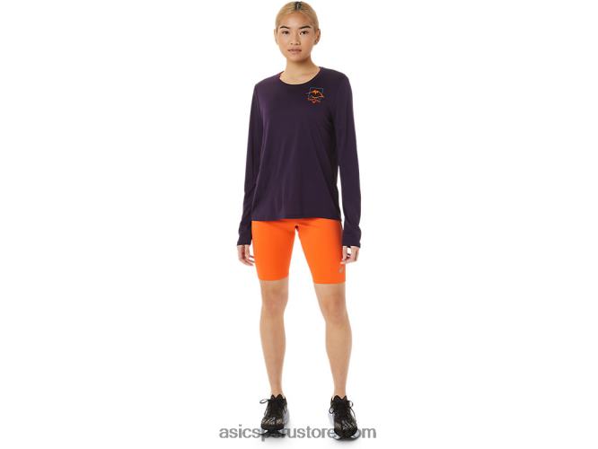 RPVB2253 naranja nueva Asics mallas mujer race sprinter