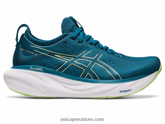RPVB2259 tinta verde azulado/verde lima Asics gel-nimbus 25