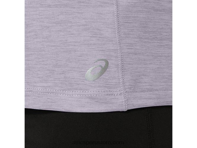 RPVB2285 violeta anochecer Asics top c110 de manga corta pr lyte para mujer