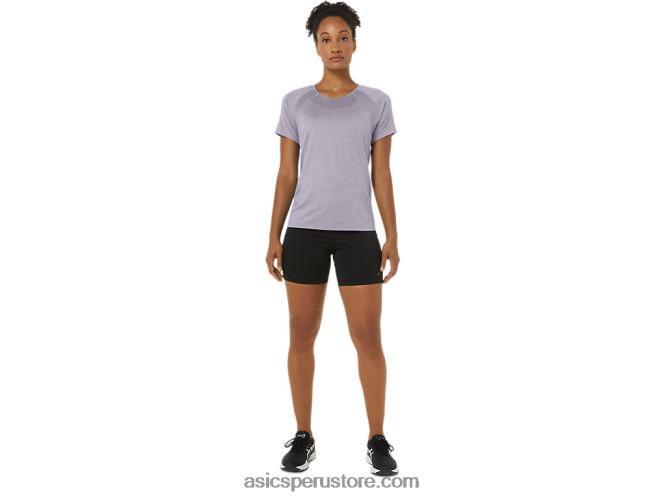 RPVB2285 violeta anochecer Asics top c110 de manga corta pr lyte para mujer