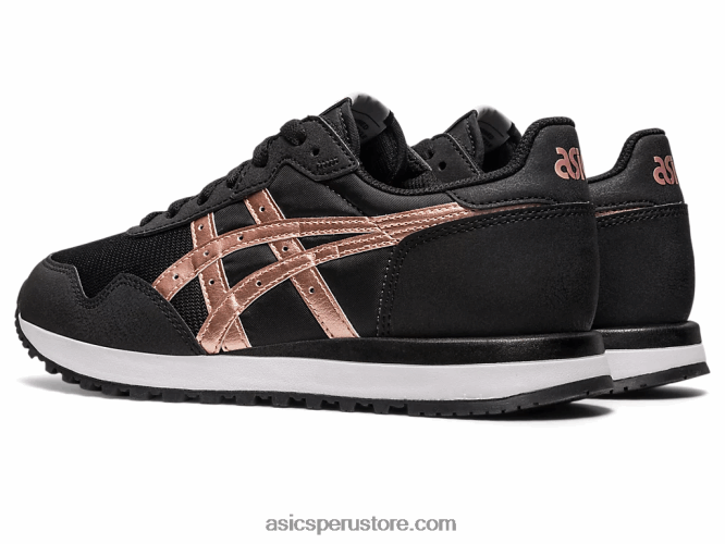 RPVB2290 negro/oro rosa Asics corredor de tigre ii