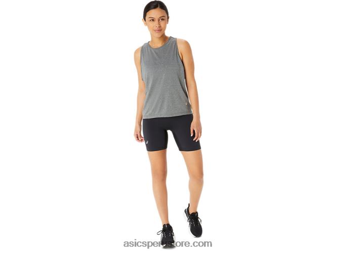 RPVB2294 brezo gris oscuro Asics camiseta sin mangas de lyte lista para usar para mujer