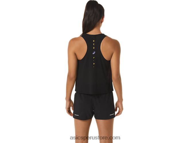 RPVB2316 naranja claro/naranja pop/amatista Asics tanque de maratón de las mujeres