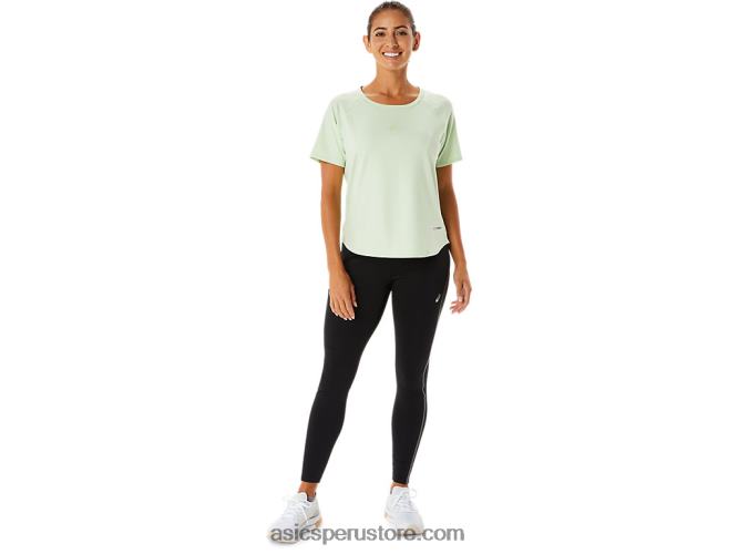 RPVB2326 susurro verde Asics camiseta de manga corta actibreeze para mujer