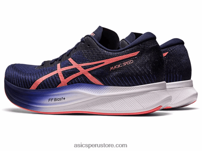 RPVB2327 azul índigo/papaya Asics velocidad mágica 2