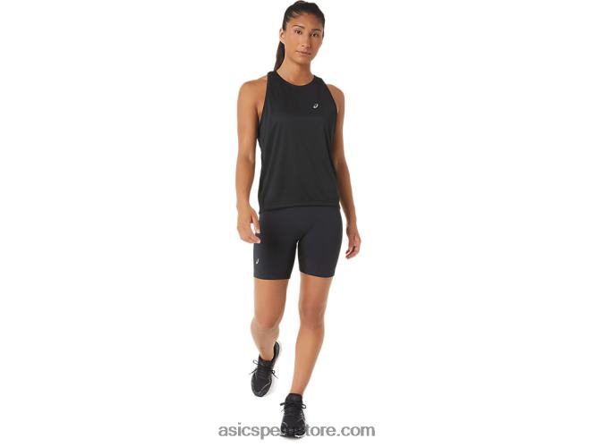 RPVB2330 rendimiento negro Asics camiseta sin mangas de lyte lista para usar para mujer