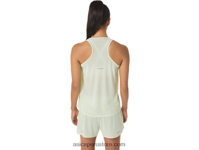 RPVB2335 susurro verde Asics Camiseta sin mangas lite-show para mujer