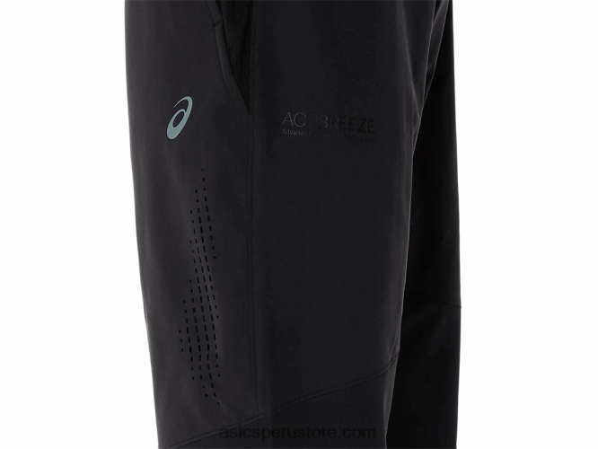 RPVB234 rendimiento negro Asics pantalones híbridos actibreeze para hombre