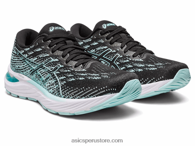 RPVB2346 negro/azul claro Asics tejido gel-stratus 3