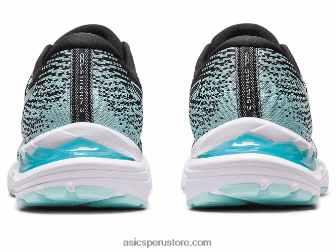 RPVB2346 negro/azul claro Asics tejido gel-stratus 3