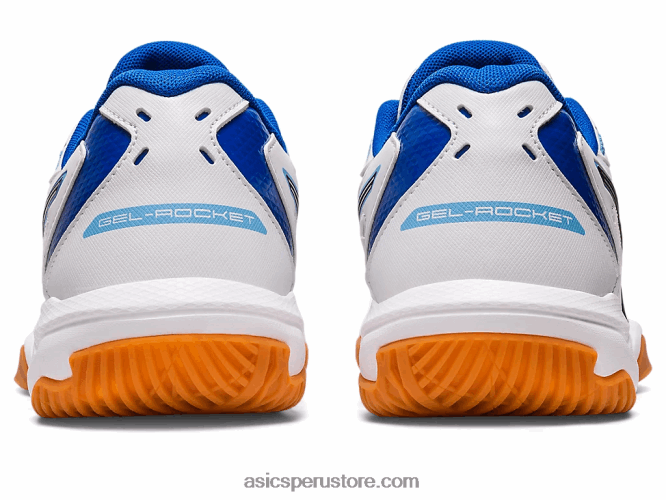 RPVB2355 blanco/azul ártico Asics gel-cohete 10