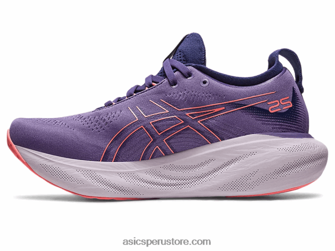RPVB2372 morado polvoriento/papaya Asics gel-nimbus 25