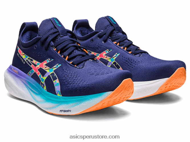 RPVB2374 ralladura de lima/espectáculo ligero Asics gel-nimbus 25 lite-espectáculo