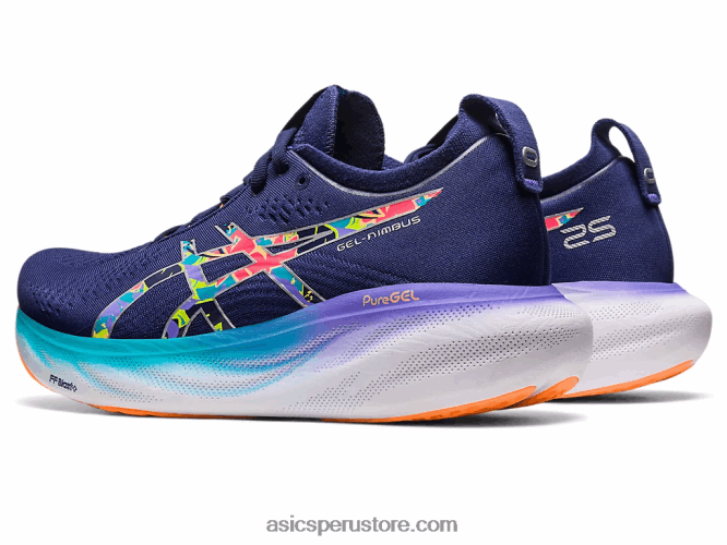 RPVB2374 ralladura de lima/espectáculo ligero Asics gel-nimbus 25 lite-espectáculo