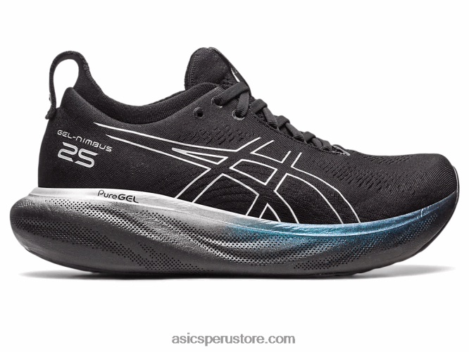 RPVB2379 negro/plata pura Asics gel-nimbus 25 platino