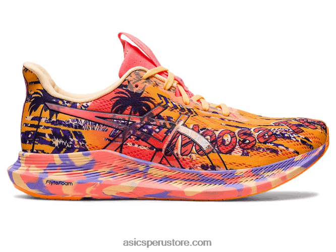 RPVB2383 naranja pop/coral llameante Asics noosa tri 14