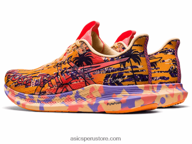 RPVB2383 naranja pop/coral llameante Asics noosa tri 14