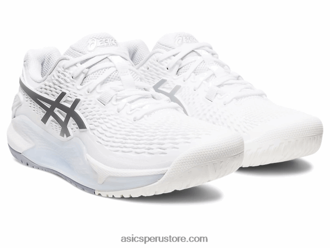 RPVB2390 blanco/plata pura Asics resolución de gel 9
