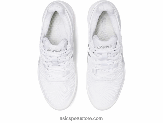 RPVB2390 blanco/plata pura Asics resolución de gel 9