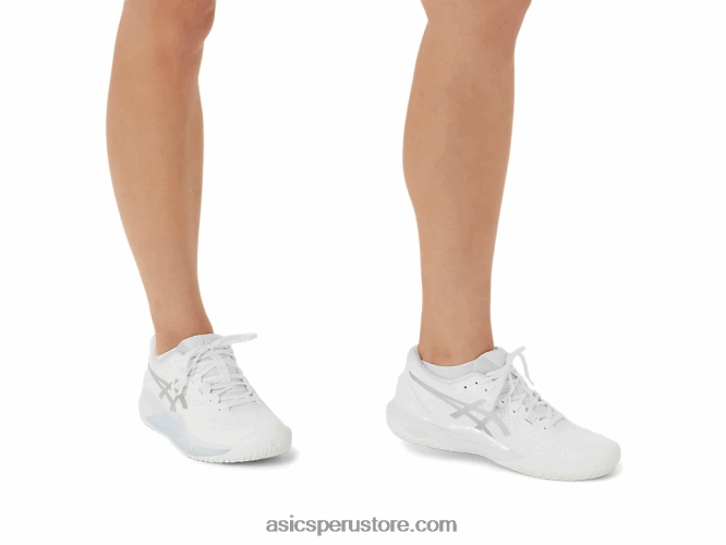 RPVB2390 blanco/plata pura Asics resolución de gel 9