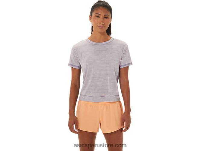 RPVB2411 cuarzo violeta/violeta crepuscular Asics top corto de carrera para mujer