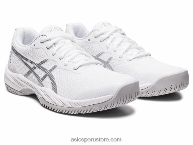 RPVB2417 blanco/plata pura Asics juego de gel 9