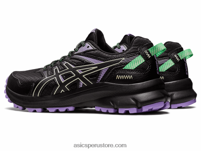 RPVB2421 negro/verde susurro Asics explorador de senderos 2