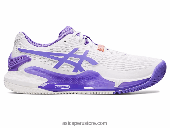 RPVB2452 blanco/amatista Asics gel-resolución 9 arcilla