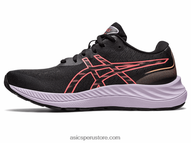 RPVB2458 negro/papaya Asics gel-excite 9