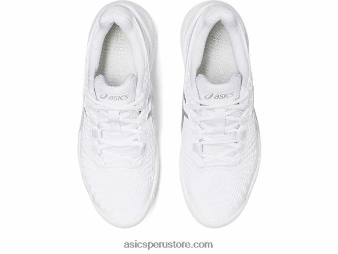 RPVB2459 blanco/plata pura Asics gel-resolución 9 arcilla