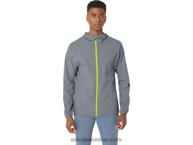 RPVB246 yeso/ralladura de lima Asics chaqueta impermeable hombre