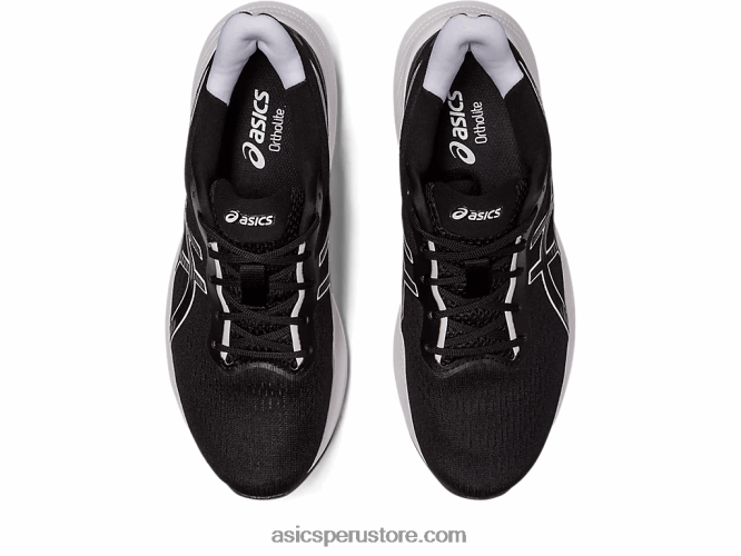RPVB2466 blanco negro Asics gel-pulse 14 de ancho