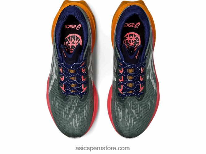 RPVB2485 baño de naturaleza/papaya Asics novablast 3tr