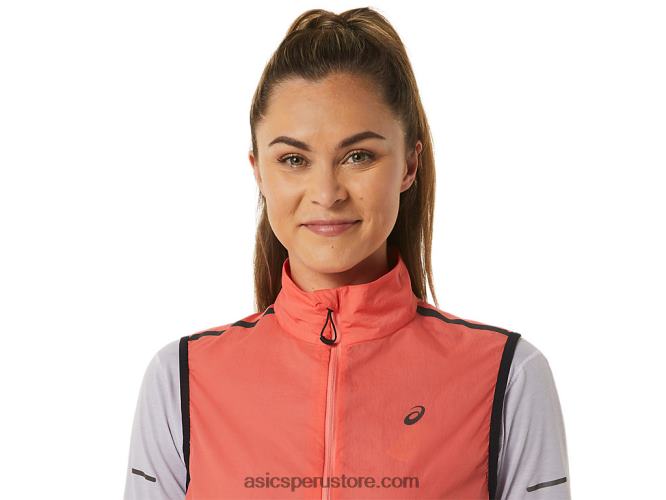 RPVB2502 papaya Asics chaleco plegable metarun para mujer